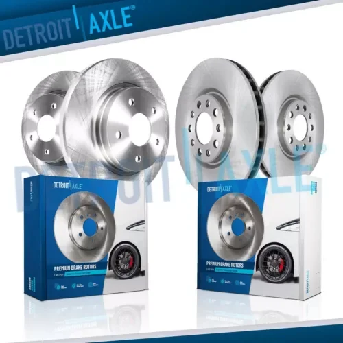 Dronehint Front Rear Brake Rotors Kit for Chevy Malibu Equinox GMC Terrain Buick LaCrosse (For: GMC) Parts