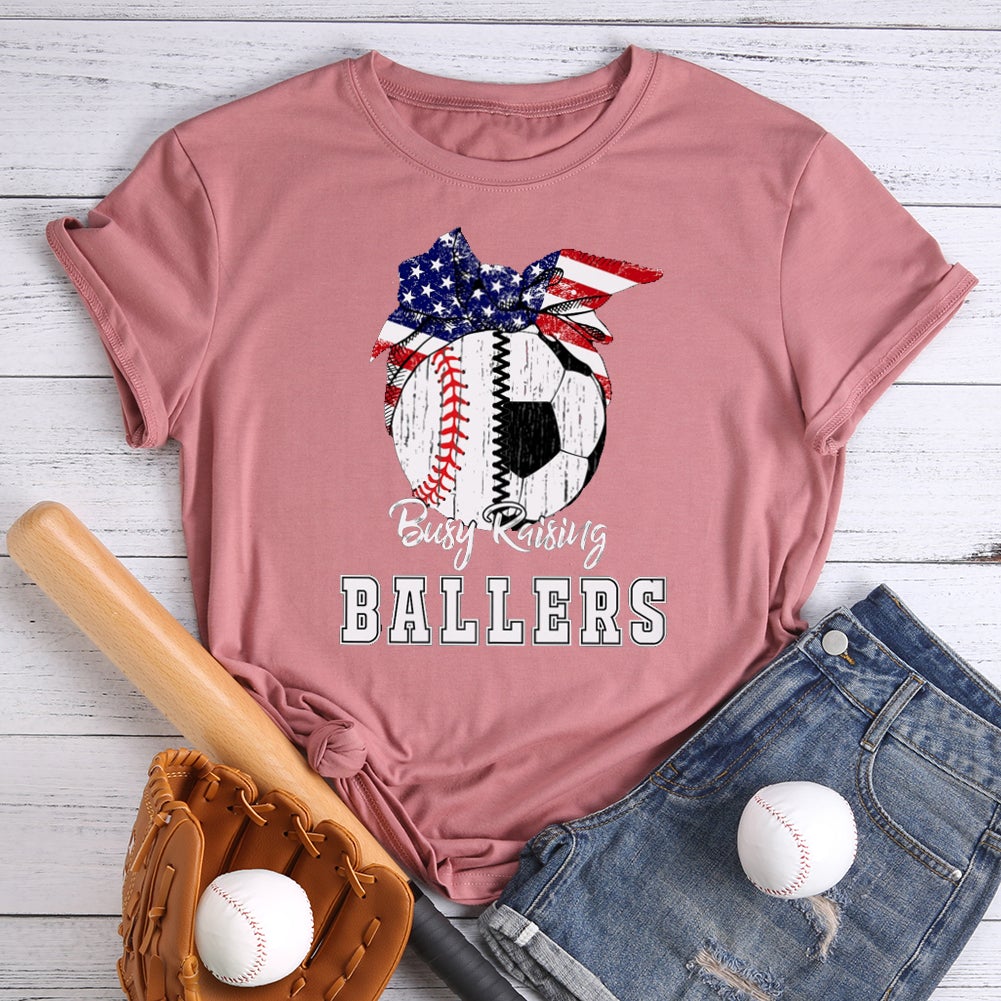 Baseball Flag bow T-shirt Tee -01099-Guru-buzz
