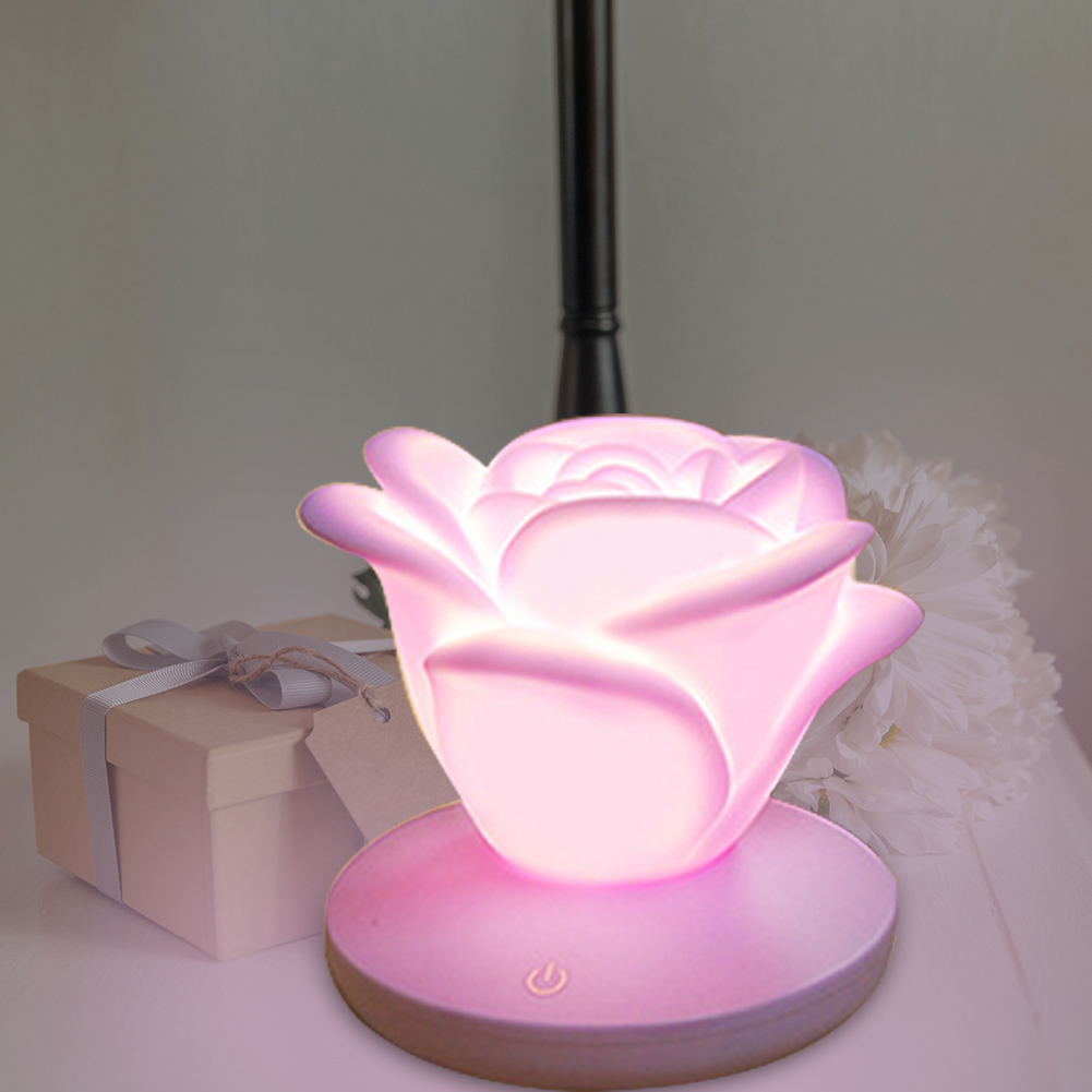 Rose USB Night Lights Small Flower LED Table Lamp Touch 3 Brightness Decor, 501 Original
Rose USB Night Lights Small Flower LED Table Lamp Touch 3 Brightness Decor, 501 Original
