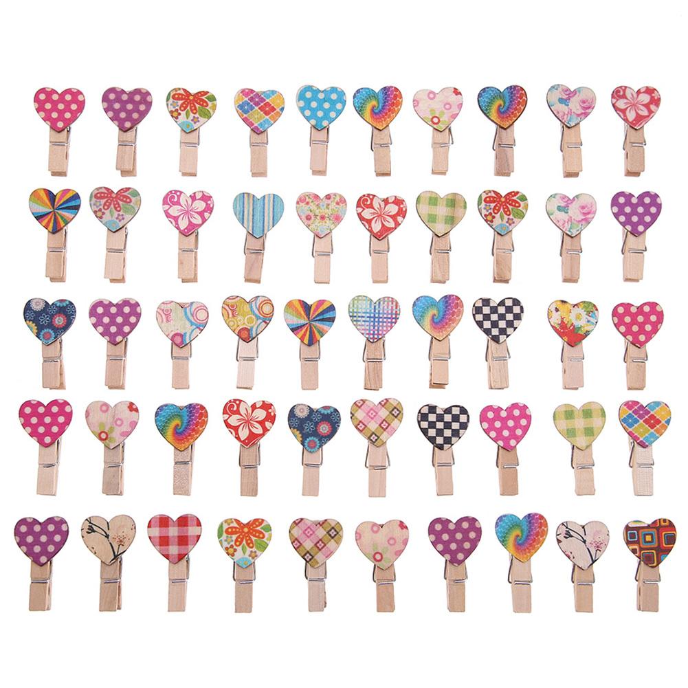 50Pcs Love Heart Small Wooden Clothespin Craft Clips Diy Photo Cards Peg, 501 Original
50Pcs Love Heart Small Wooden Clothespin Craft Clips Diy Photo Cards Peg, 501 Original