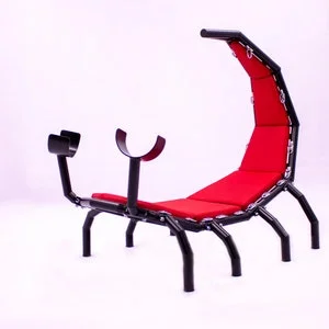 pornhint Pornhint SCORPIO SX CHAIR with bondage restraints for spanking or whipping. bdsm bed, dungeon chair for cbt. Fetish furniture, adult toys