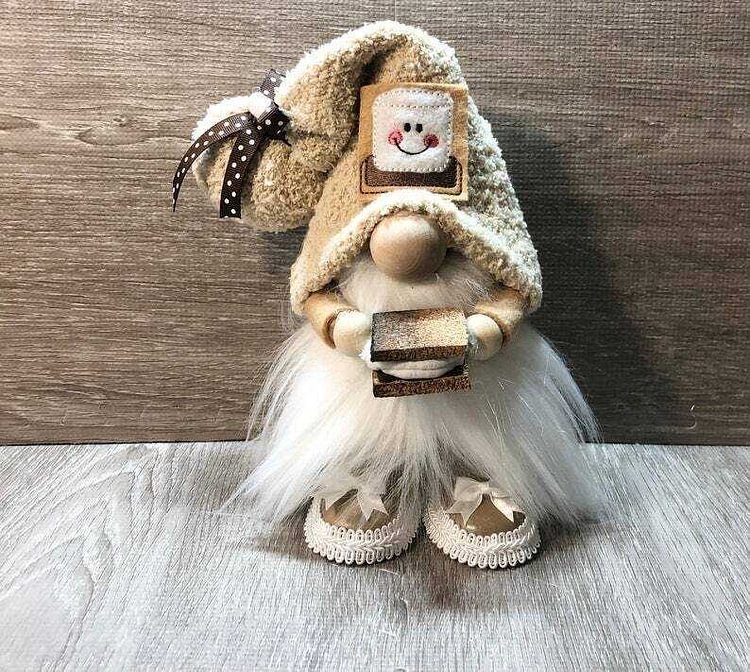 Marshmallow Chocolate Gnome --Tiered Tray Gnome socialshop