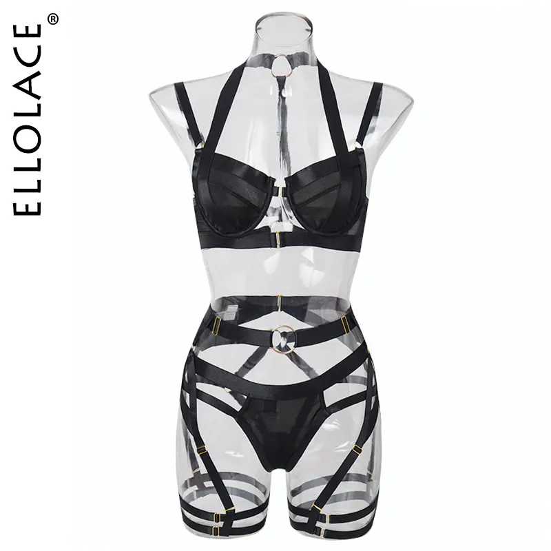 Uaang Ellolace Sexy Lingerie Fancy Underwear Erotic Garter Belt Piece