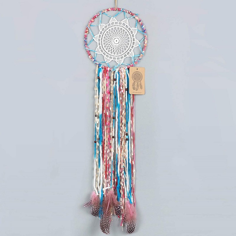 Handmade Dream Catcher Wire Ring Woven Ethnic Style Pendant Wall Hangings, 501 Original
Handmade Dream Catcher Wire Ring Woven Ethnic Style Pendant Wall Hangings, 501 Original