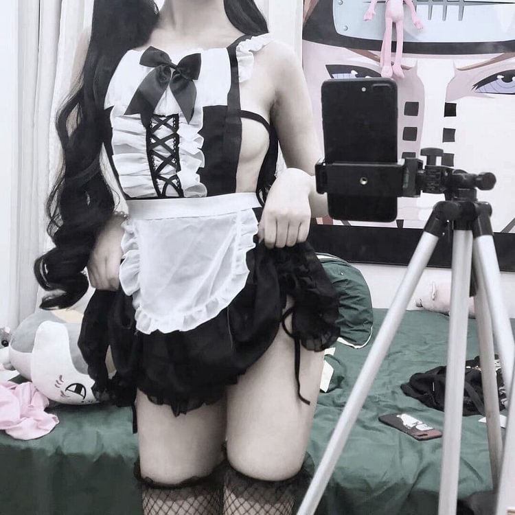 Maid Outfit Lingerie Lolita Dress Cute Uniform SP061