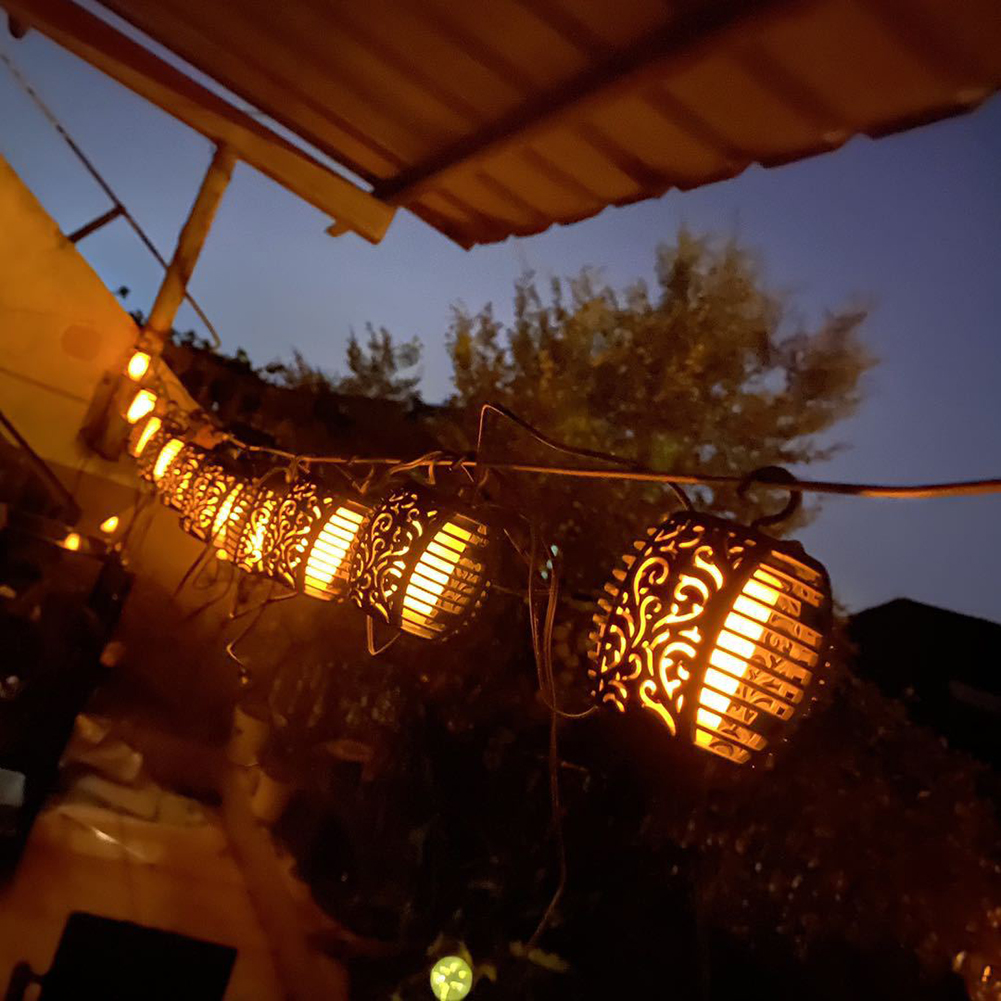 LED Solar String Lights Hanging Flame Lantern Lamps Outdoor Garden Decor, 6led, 501 Original
LED Solar String Lights Hanging Flame Lantern Lamps Outdoor Garden Decor, 6led, 501 Original