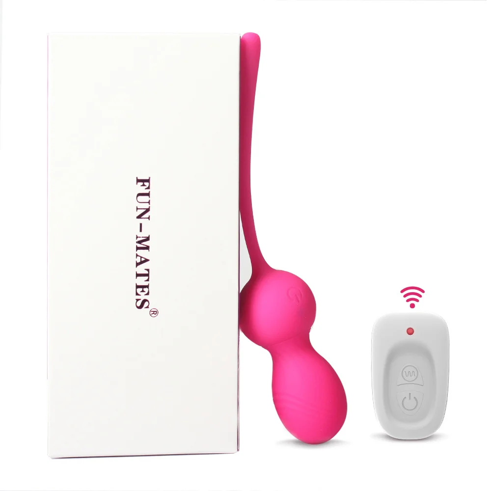 Wireless Remote Control Egg Skipping Female Masturbator - Rose Toy