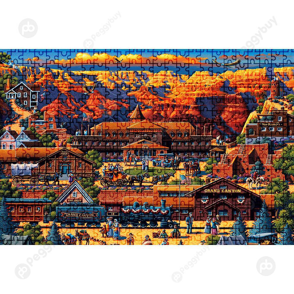 1000 Pieces DIY Canyon Village Puzzle Educational Learning Assembling Toys, 501 Original
1000 Pieces DIY Canyon Village Puzzle Educational Learning Assembling Toys, 501 Original