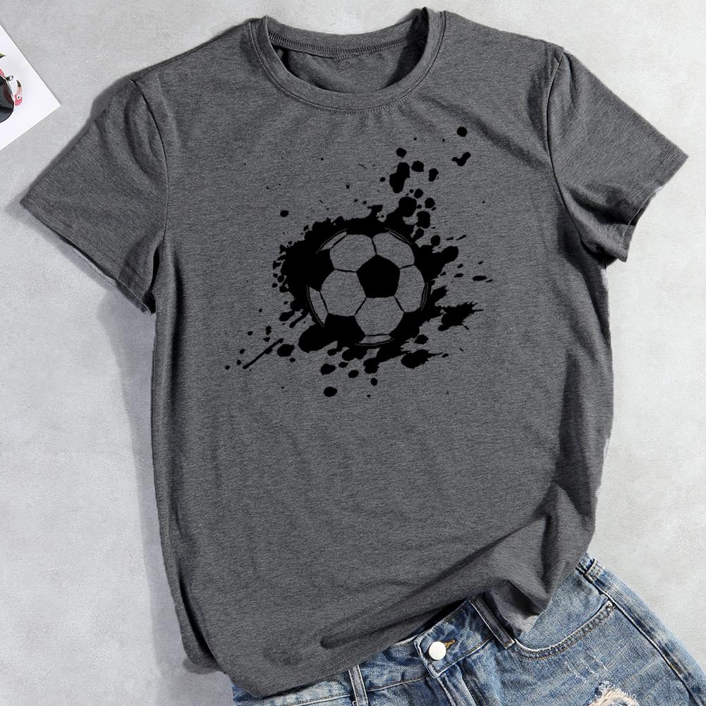 Soccer Round Neck T-shirt-0019962-Guru-buzz
