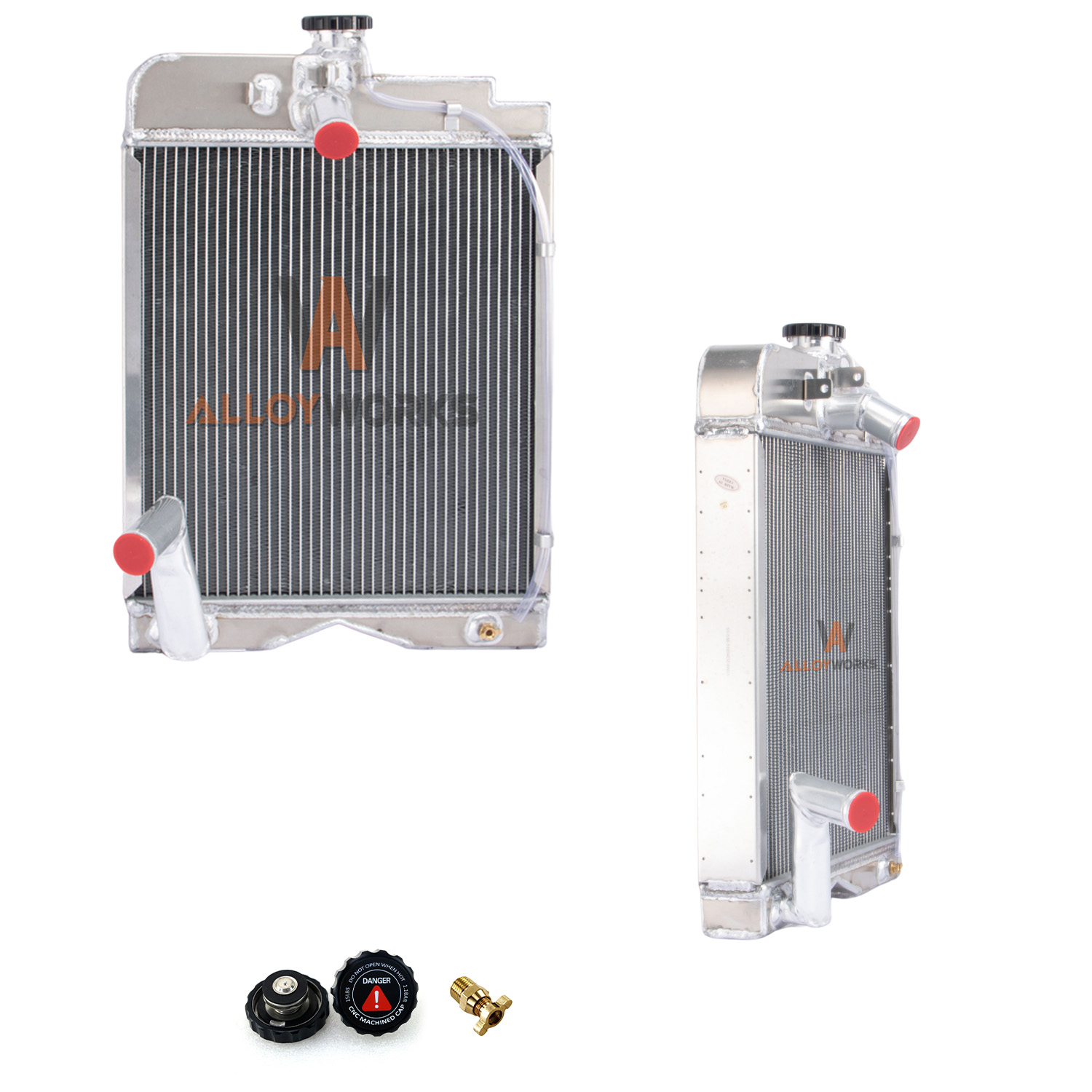thumbnail image 2 of ALLOY WORKS 3-Row Radiator For Massey Ferguson TEA20 TE20 TO20 TO30 TO35 MF 35 2 of 6