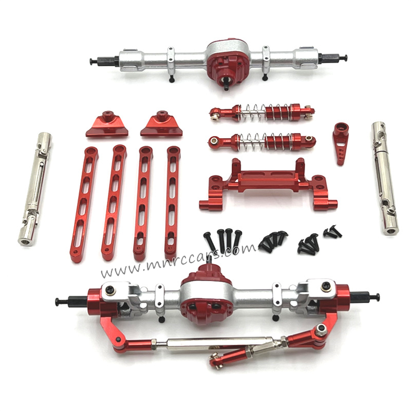 MN Model MN78 RC Truck Upgrade Parts Front And Rear Axles Kits Connect Rod Shocks
