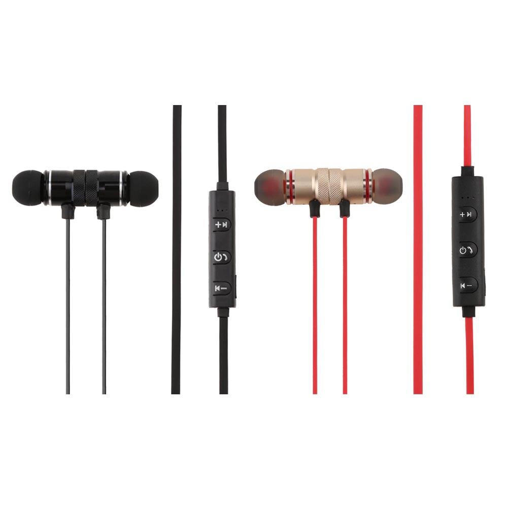 Sports Bluetooth Bass Stereo Metal Magnet in-ear Headset with Microphone, Gold, 501 Original
Sports Bluetooth Bass Stereo Metal Magnet in-ear Headset with Microphone, Gold, 501 Original