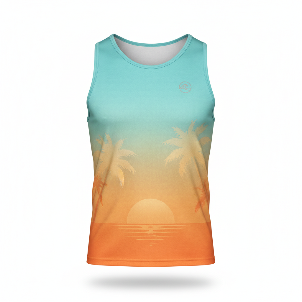 thesupersurf Tropical Sunset Tank Top