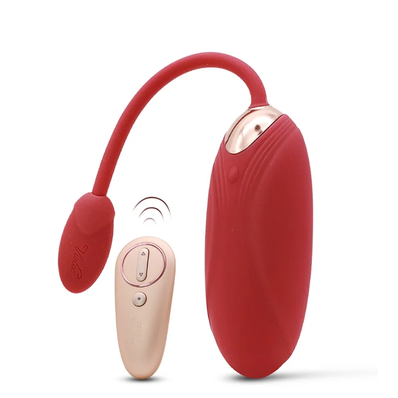 Invisible Wearing Female Vibrator Remote Control Jumping Egg - Rose Toy