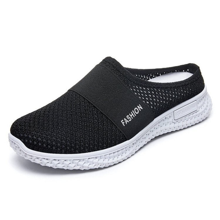Leisure Stretch Slip On Fly Knit Shoes