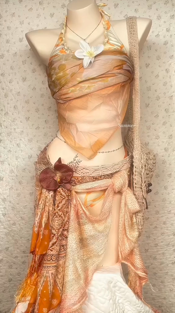 Boho Beach Bikini Set