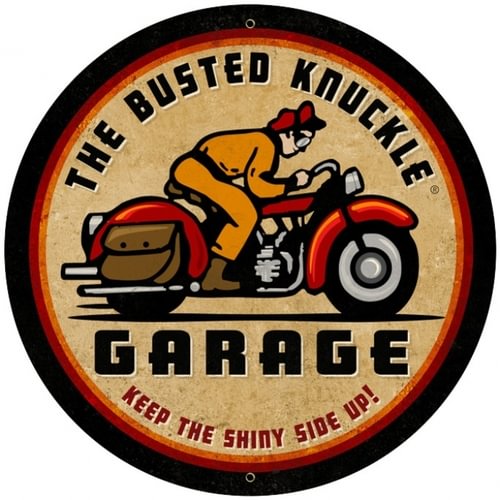 Garage- Round Shape Tin Signs/Wooden Signs - 30*30CM