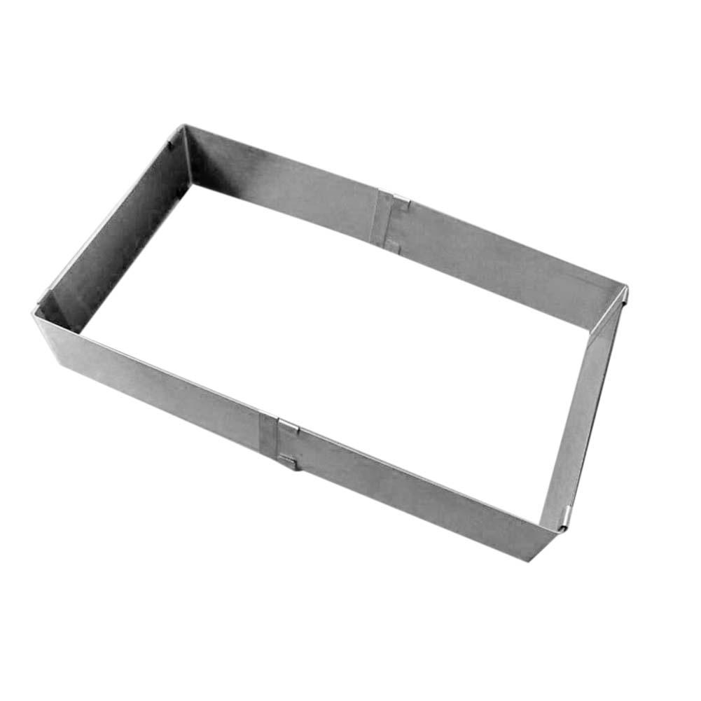 Stainless Steel Retractable Rectangle Square Mousse Ring Cake Baking Mold, 501 Original
Stainless Steel Retractable Rectangle Square Mousse Ring Cake Baking Mold, 501 Original