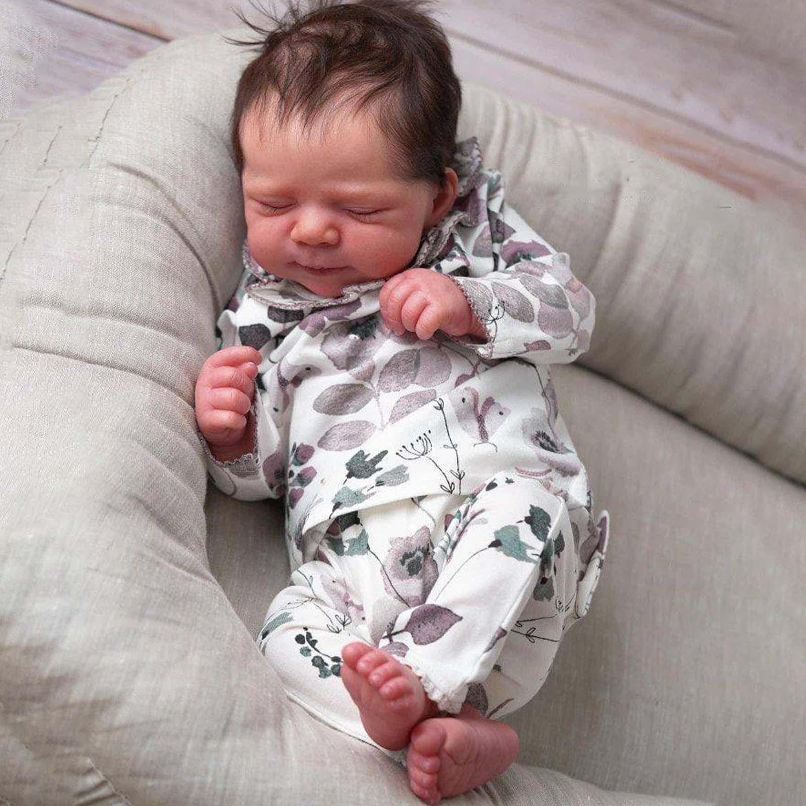 12"&16" Supple and Soft Limbs, Flexible Silicone Reborn Baby Doll Boy ...