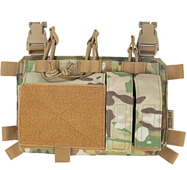 Ballistic Helmets For Sale Triple Mag Pouch with Utility Pouch Tactical Placard 01 for M4 Rifle Magazines & Pistol Magazines-BallisticHelmetsForSale