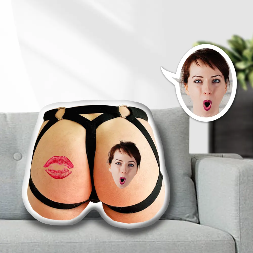 Custom Photo Face Pillow Kiss My Ass Face Pillow Face Picture Pillow Doll Face Body Pillow