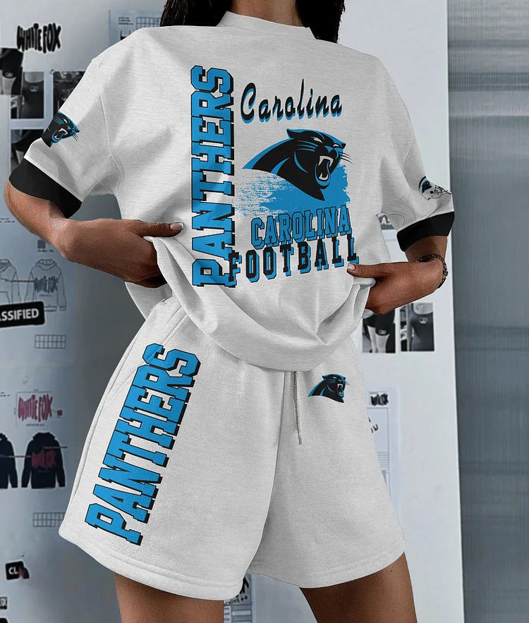 Carolina Panthers Limited Edition Top And Shorts Two-Piece Suits