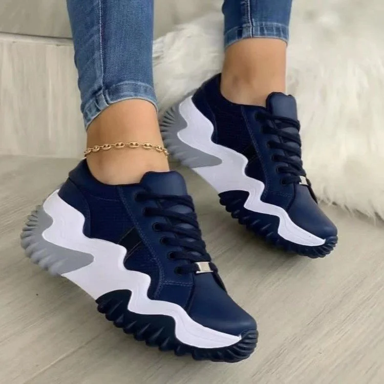 Lace-up Breathable Waterproof Sneakers