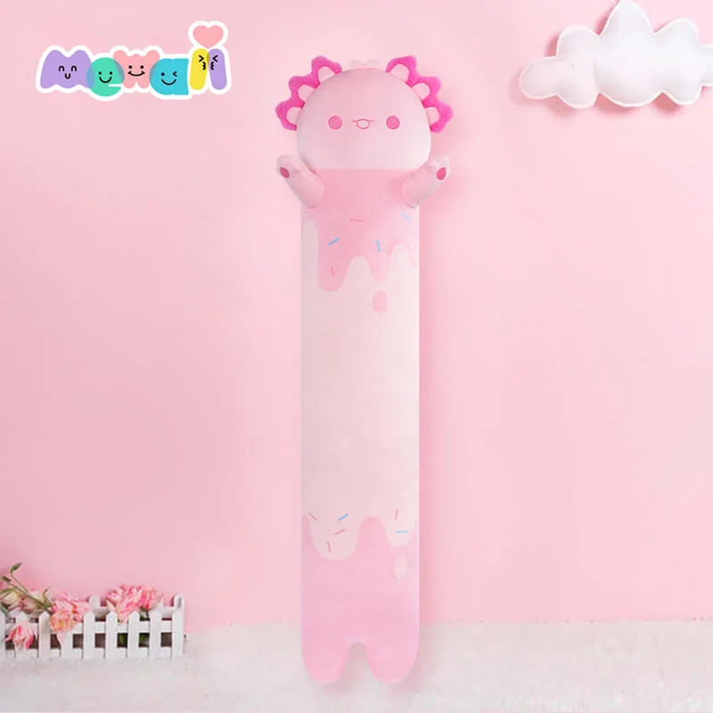 MeWaii® Original Design Pink Hanalotl/Axolotl Stuffed Animal Kawaii Plush Pillow Squishy Toy