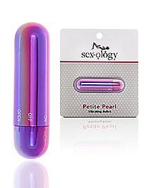Purple Petite Pearl Waterproof Bullet Vibrator - Sexology