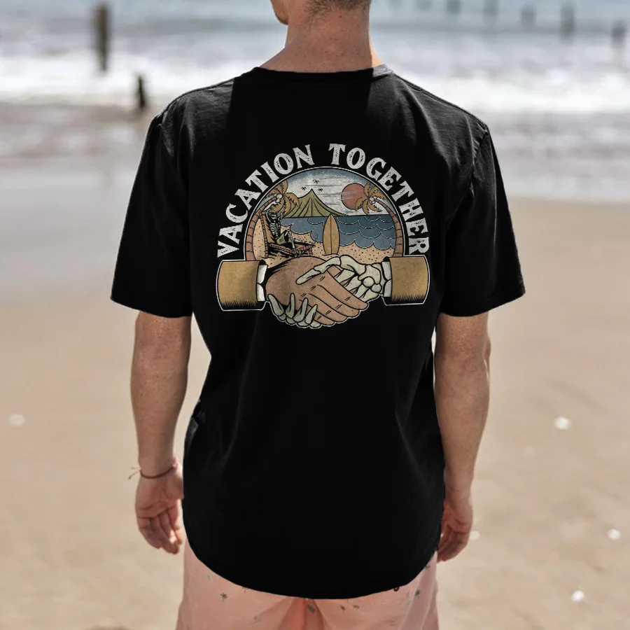 Vacation Together Printed Men's T-shirt
