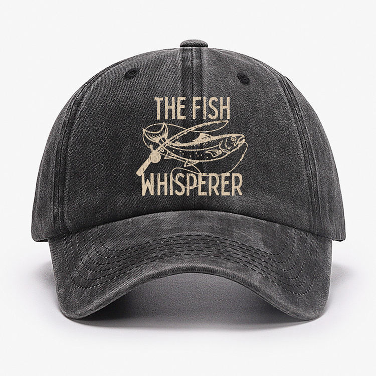 The Fish Whisperer Funny Fishing Hat