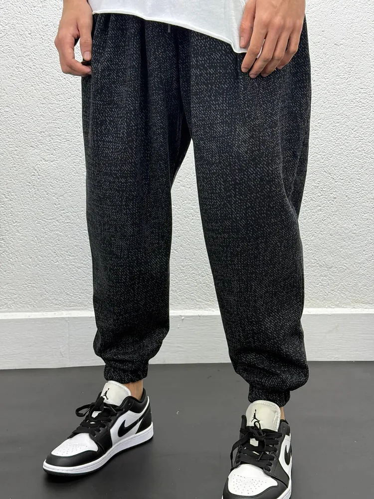 Floral Gray Harlem Joggers