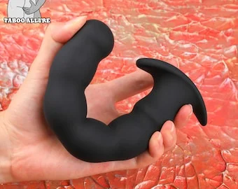 pornhint Pornhint Silicone Butt Plug, Curved Anal Training Plug, Anal Dildo, Prostate Massager, Butt Plug for Women Men Gay, Anal Sex Toy, BDSM Toy, Mature