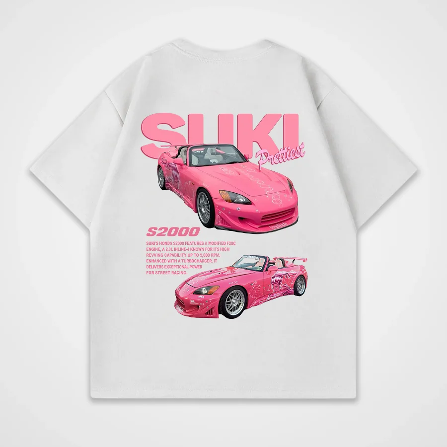 Suki Prettiest S2000 Printed Men's Oversized T-Shirts - Devcarry