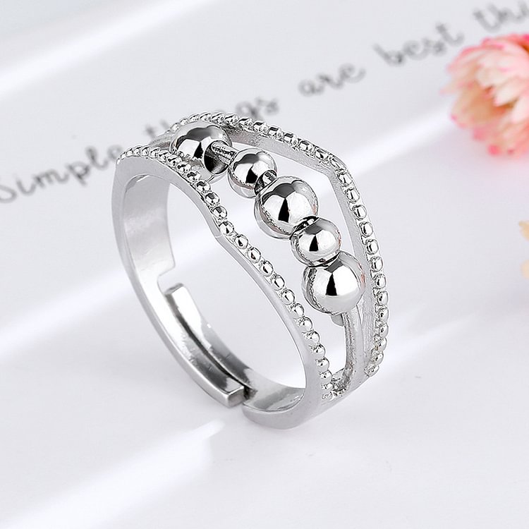 Simple Polka Dot Anxiety Ring
