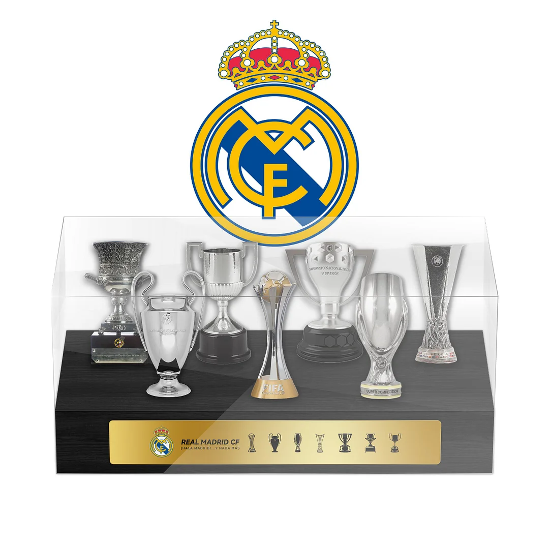 Real Madrid Football Club Football Trophy Dispaly Case