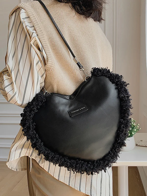 Casual Fashion Heart-Shaped Shoulder Bag