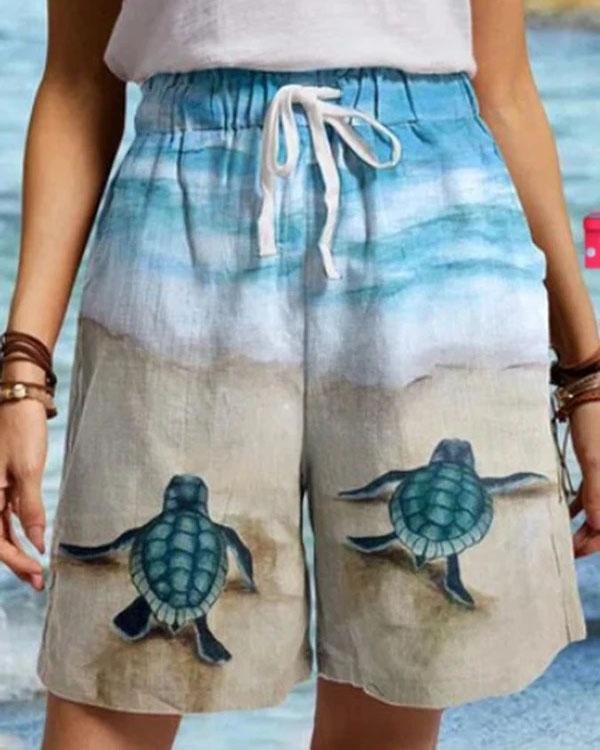 Printed Holiday Animal Pants - Chicaggo
