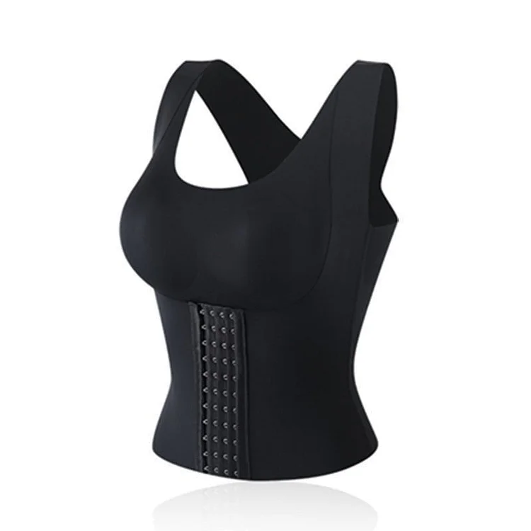 3-in-1 Waist Buttoned Bra Shapewear socialshop