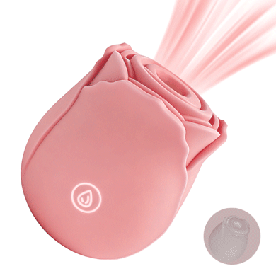 2025 Upgraded Clitoral Sucker Glow in the Dark Rose Toy