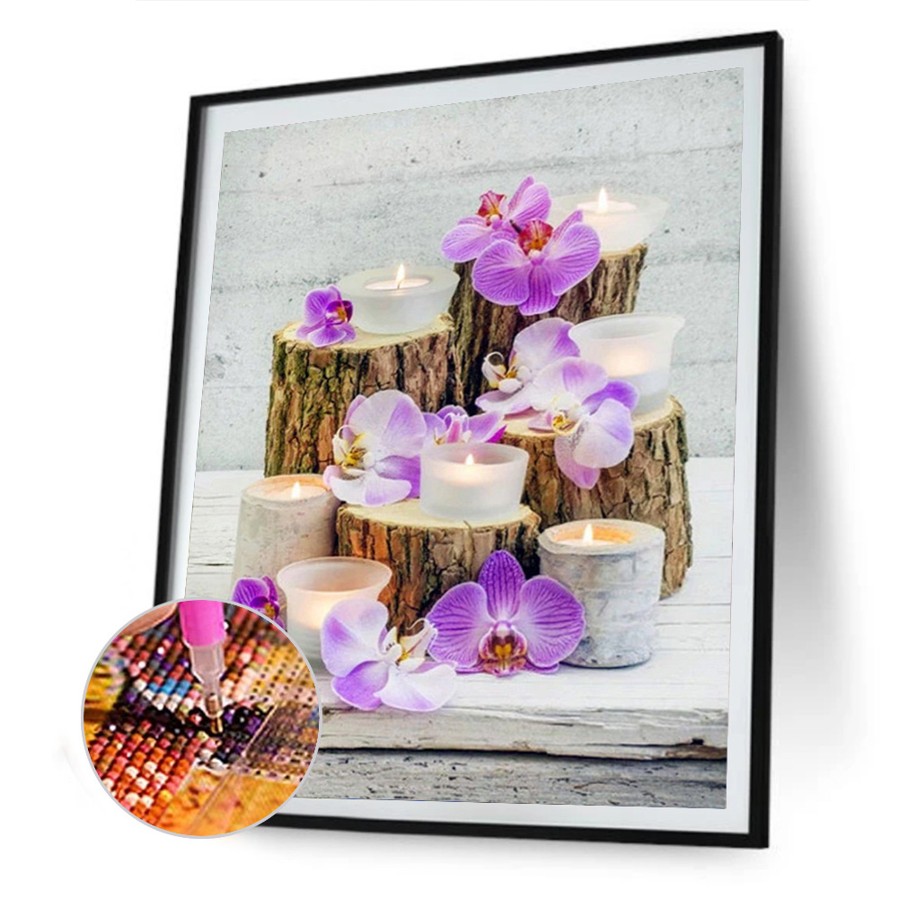 (Multi-Size) Flower Candle - Round/Square Drill Diamond Painting - 30*40CM, Round diamond 30*40cm, 501 Original
(Multi-Size) Flower Candle - Round/Square Drill Diamond Painting - 30*40CM, Round diamond 30*40cm, 501 Original