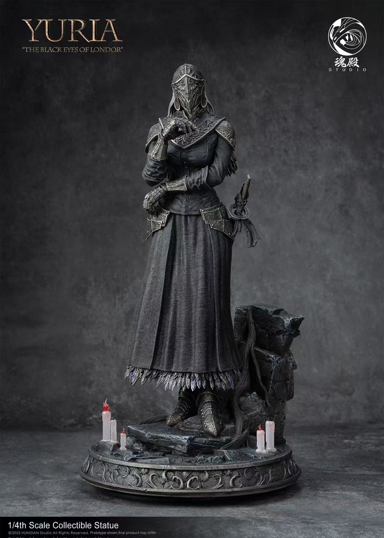HunDian Studio - Dark Souls Series: Yuria of Londor 1/4 Statue(GK)
