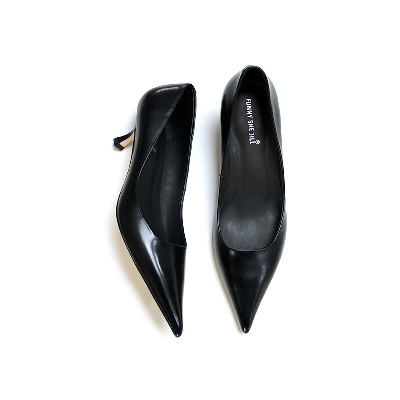 Kitten Heels Pointed Toe Heels Classy Pumps