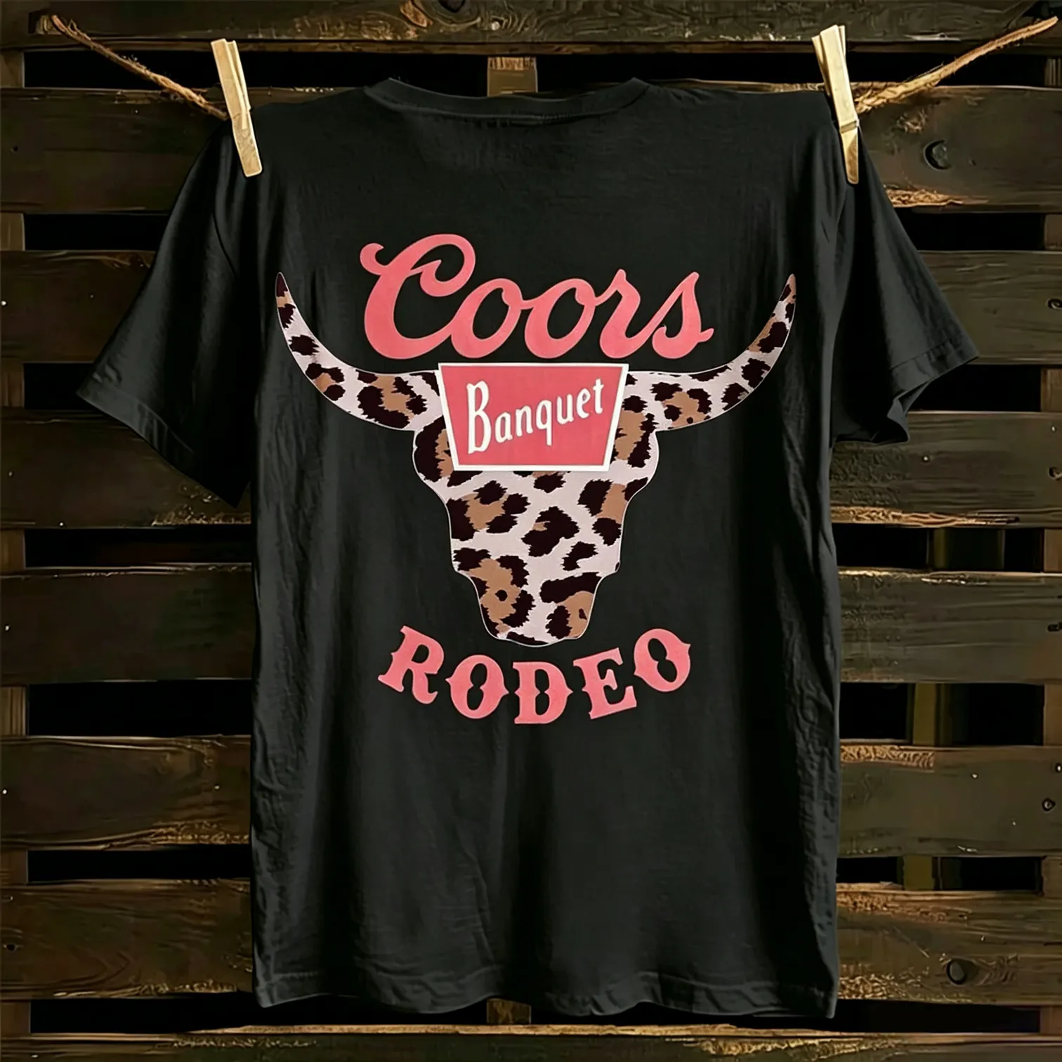 Unisex Western Rodeo-Themed Classic Crew Neck T-Shirt