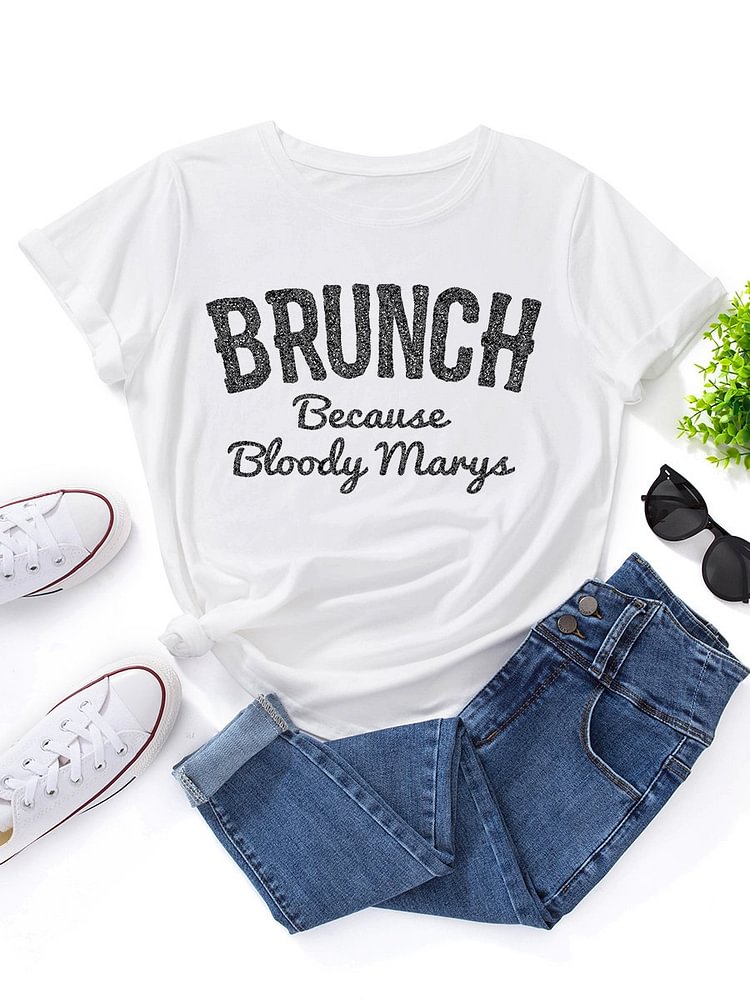 Bestdealfriday Brunch Because Bloody Marys T-Shirt