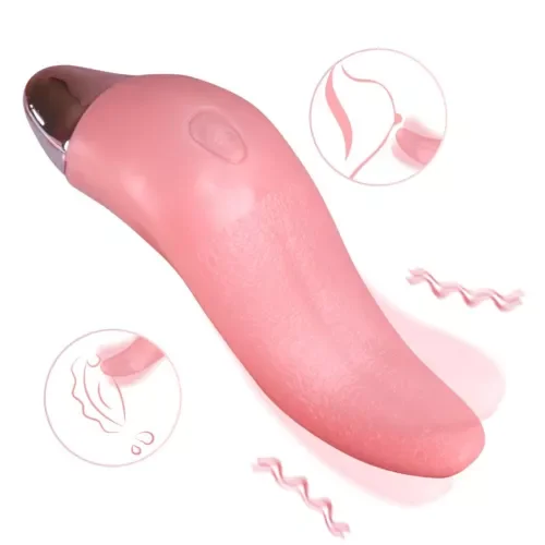 pornhint Pornhint New Soft Tongue Heating Licking Vibrator Adult Sex Toys for Women PUSSY & NIPPLE Toy