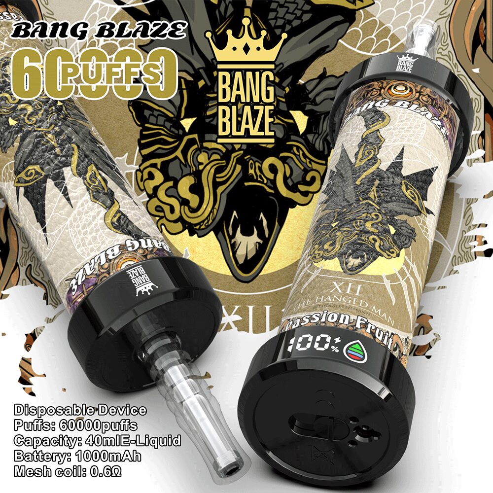 Bang Blaze 60k 60000 Puffs Latest Original LCD Display Disposable Vape Pen mysite fumotvapeshop