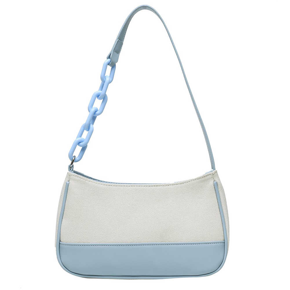 Fashion Hit Color Women Handbag Canvas PU Splicing Shoulder Bag -Blue, 501 Original
Fashion Hit Color Women Handbag Canvas PU Splicing Shoulder Bag -Blue, 501 Original