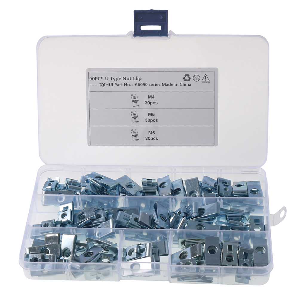 90pcs M5 Car U Nuts Zinc Plated Carbon Steel Panel Clips U Type Speed Nuts, 501 Original
90pcs M5 Car U Nuts Zinc Plated Carbon Steel Panel Clips U Type Speed Nuts, 501 Original