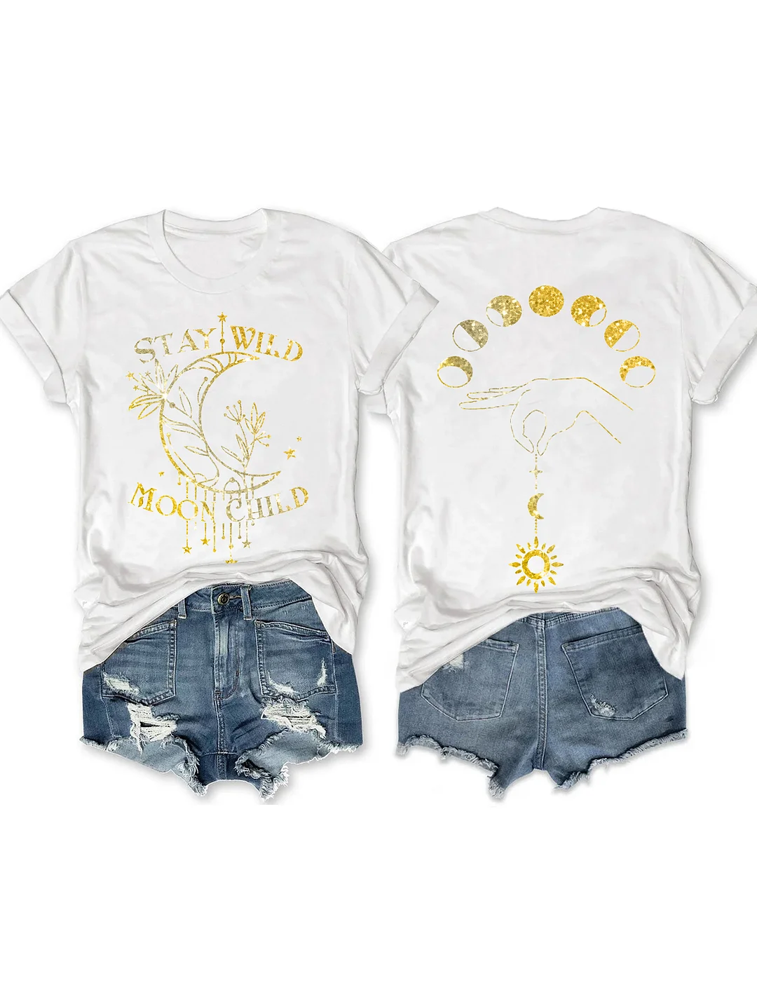 Sparkle Stay Wild Moon Child T-shirt